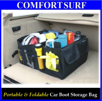 Portable & Foldable Car Trunk Rear Boot Organizer Storage Case Bag